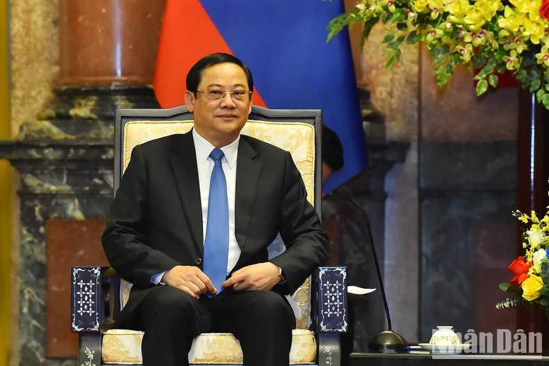 El primer ministro de Laos, Sonexay Siphandone. El primer ministro de Laos, Sonexay Siphandone.