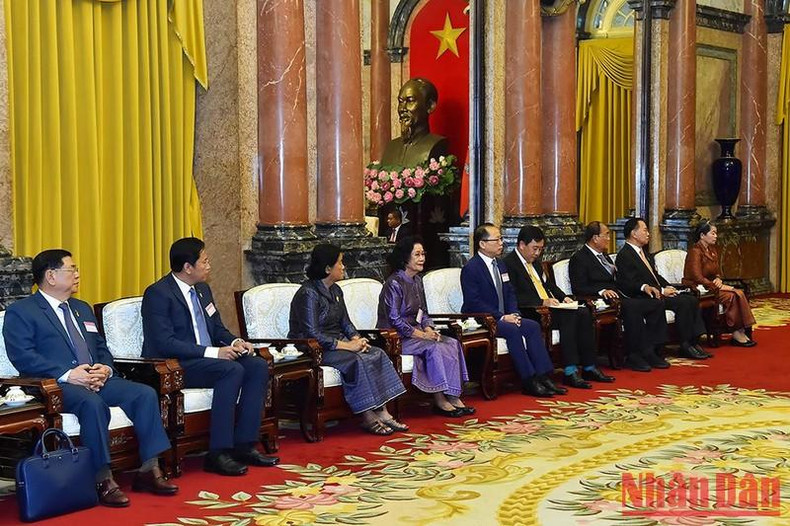 Presidente de Vietnam recibe a titular de Asamblea Nacional de Camboya ảnh 7 Presidente de Vietnam recibe a titular de Asamblea Nacional de Camboya ảnh 7