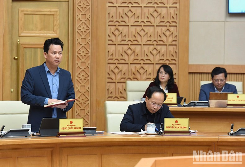 El ministro de Recursos Naturales y Medio Ambiente, Dang Quoc Khanh. El ministro de Recursos Naturales y Medio Ambiente, Dang Quoc Khanh.