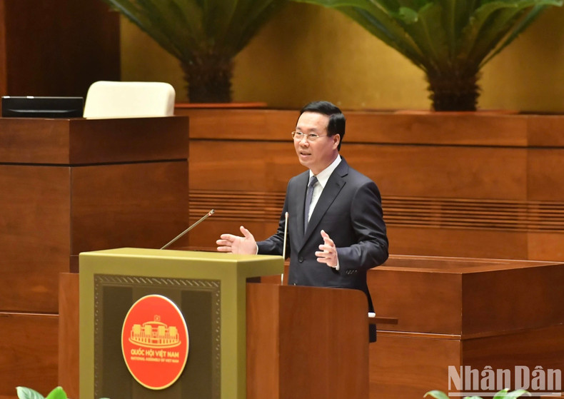 El presidente del país, Vo Van Thuong.