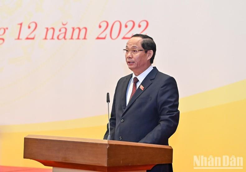 El vicepresidente del Parlamento Tran Quang Phuong da palabras inaugurales. El vicepresidente del Parlamento Tran Quang Phuong da palabras inaugurales.