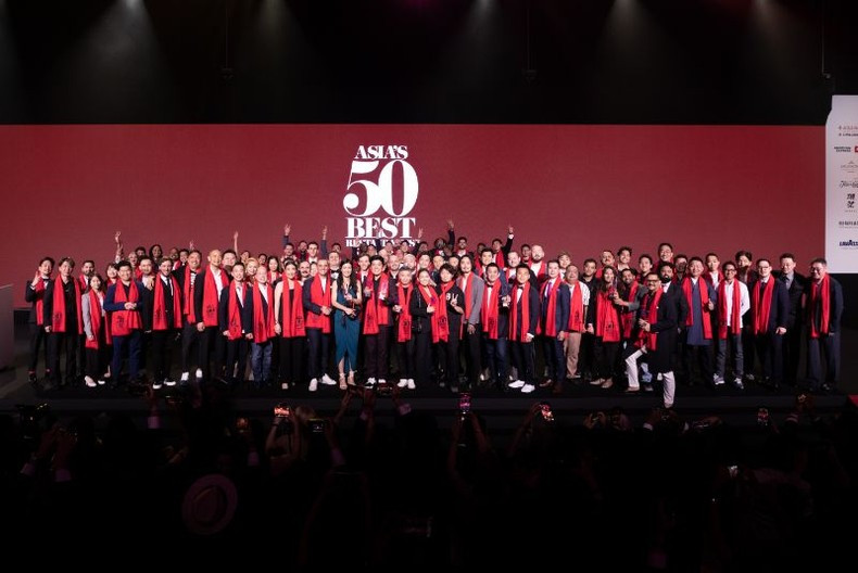En la premiación de 2023, recién efectuada en Singapur. (Fotografía: theworlds50best)