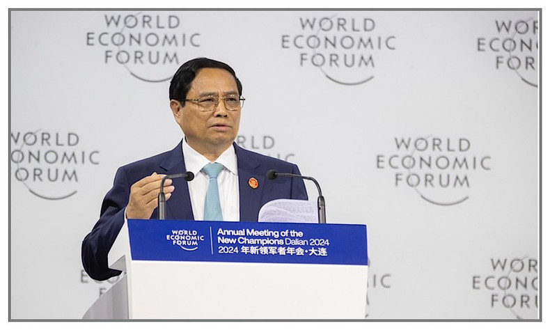 El jefe de Gobierno vietnamita interviene en la sesión. El jefe de Gobierno vietnamita interviene en la sesión.