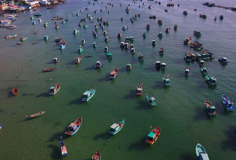 El pueblo pesquero de Hon Thom en Phu Quoc (Foto: VNA) El pueblo pesquero de Hon Thom en Phu Quoc (Foto: VNA)