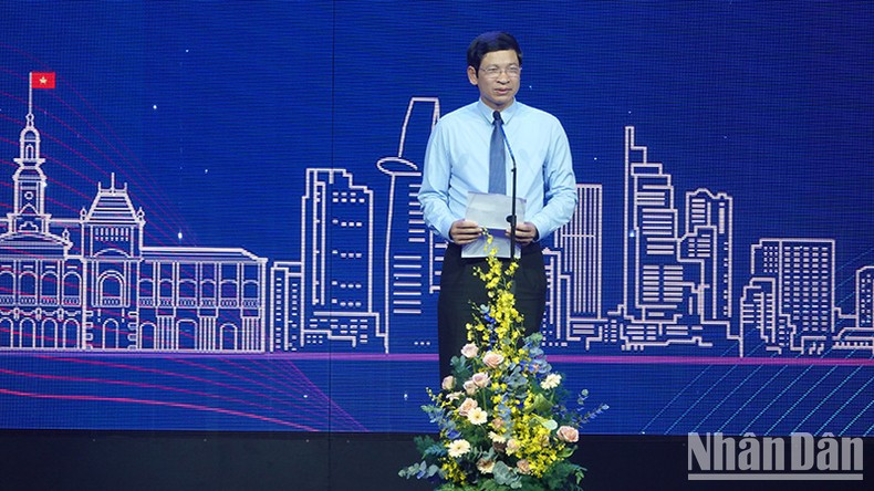 El viceministro de Cultura, Deportes y Turismo Ho An Phong habla en el evento. El viceministro de Cultura, Deportes y Turismo Ho An Phong habla en el evento.