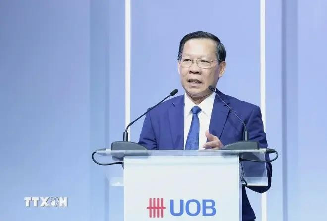 Phan Van Mai, presidente del Comité Popular de Ciudad Ho Chi Minh, en la cita. (Fuente: VNA) Phan Van Mai, presidente del Comité Popular de Ciudad Ho Chi Minh, en la cita. (Fuente: VNA)