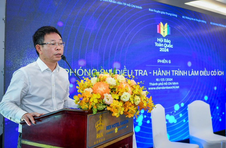 El periodista Phung Cong Suong, editor en jefe adjunto del periódico Tien Phong, señala los desafíos que enfrenta el periodismo de investigación en el contexto actual. El periodista Phung Cong Suong, editor en jefe adjunto del periódico Tien Phong, señala los desafíos que enfrenta el periodismo de investigación en el contexto actual.