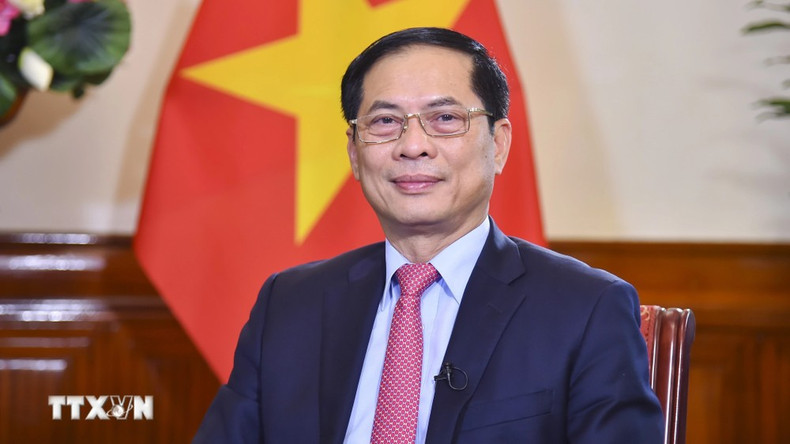 El canciller de Vietnam, Bui Thanh Son. (Fuente: VNA)