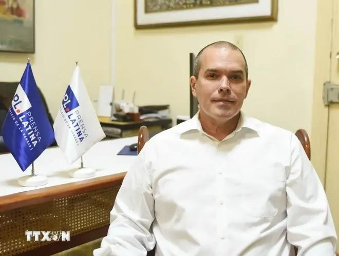Luis Enrique González Acosta, presidente de la agencia informativa Prensa Latina (Fuente: VNA) Luis Enrique González Acosta, presidente de la agencia informativa Prensa Latina (Fuente: VNA)