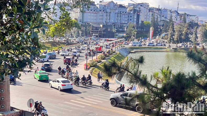 La zona céntrica de la ciudad de Da Lat.