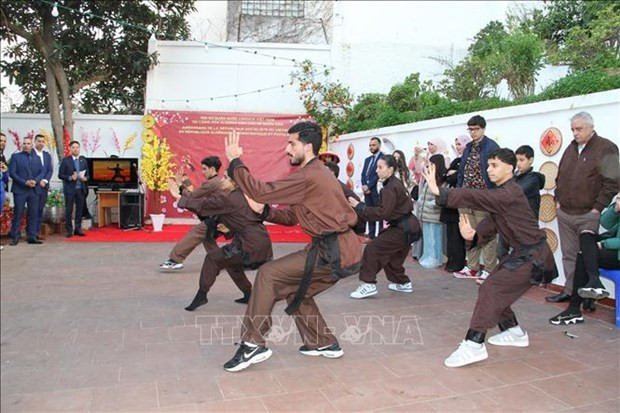 Un espectáculo presentado en el programa en Argelia (Foto: VNA)