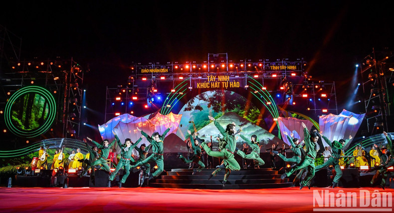 Un espectáculo en el evento.