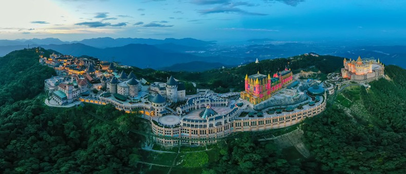El conjunto turístico Sun World Ba Na Hills, un destino atractivo para los turistas (Foto: VNA)