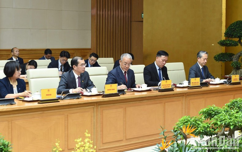 La delegación china en el evento.