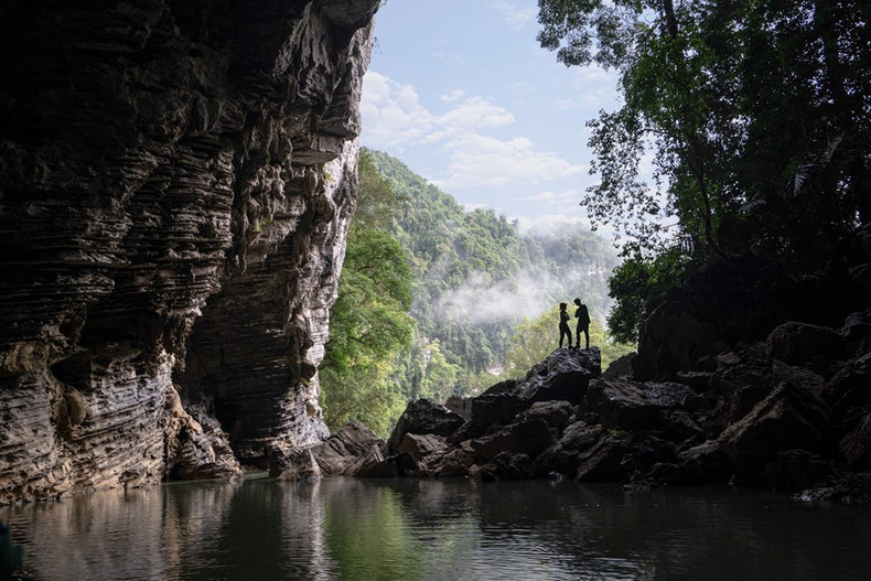 Cueva de Hung Ton. (Fuente: VNA) Cueva de Hung Ton. (Fuente: VNA)