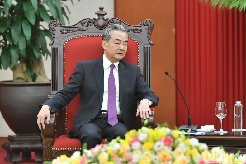 El canciller chino Wang Yi. El canciller chino Wang Yi.