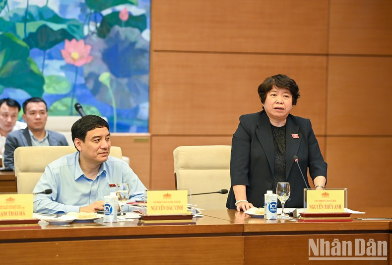 La jefa de la Comisión de Asuntos Sociales, Nguyen Thuy Anh. La jefa de la Comisión de Asuntos Sociales, Nguyen Thuy Anh.