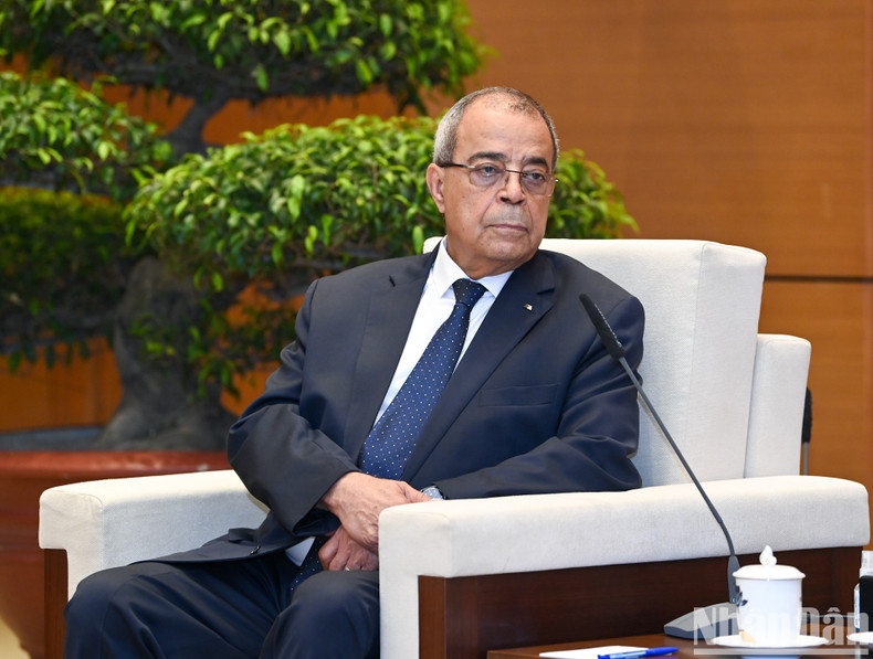 El ministro de Industria y Producción Farmacéutica de Argelia, Ali Aoun.