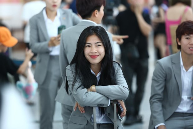 La delantera Nguyen Thi Thanh Nha. (Fuente: VNA) La delantera Nguyen Thi Thanh Nha. (Fuente: VNA)