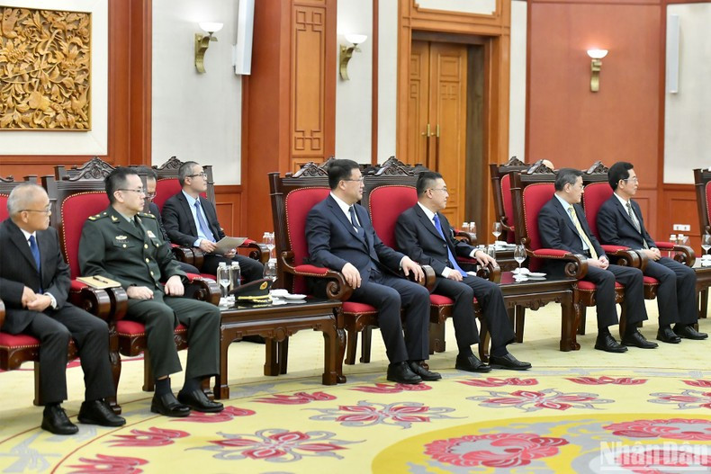 La delegación china. La delegación china.