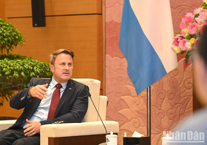 Presidente de la Asamblea Nacional de Vietnam recibe al premier de Luxemburgo ảnh 9 Presidente de la Asamblea Nacional de Vietnam recibe al premier de Luxemburgo ảnh 9