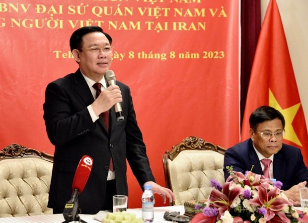 El máximo legislador vietnamita Vuong Dinh Hue (Fuente: VOV) El máximo legislador vietnamita Vuong Dinh Hue (Fuente: VOV)
