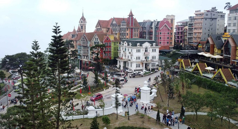 Un rincón de la zona turística de Tam Dao. (Fotografía: VNA) Un rincón de la zona turística de Tam Dao. (Fotografía: VNA)