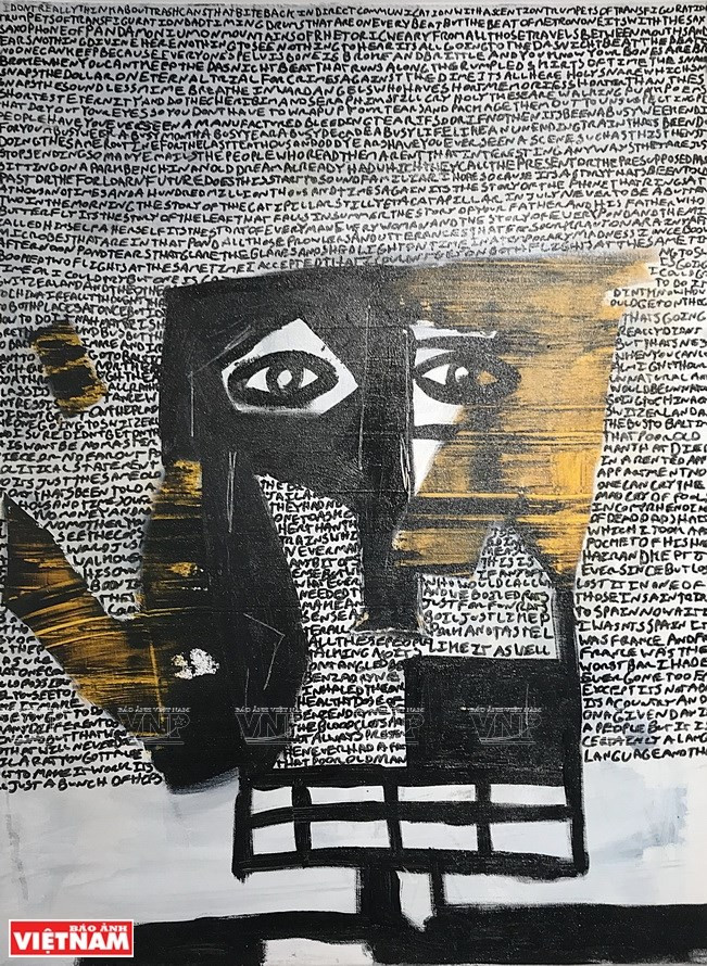 Una de las obras de David Evans (Fuente: VNA)