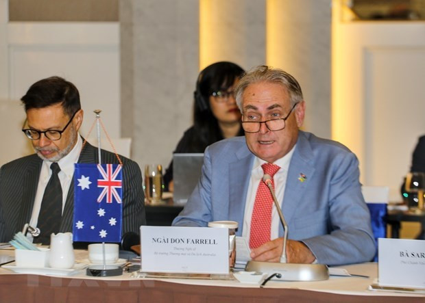 El ministro de Comercio y Turismo de Australia, Don Farrell (Foto: VNA)