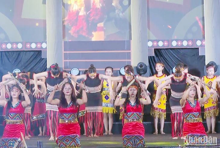 Un espectáculo en la ceremonia inaugural.