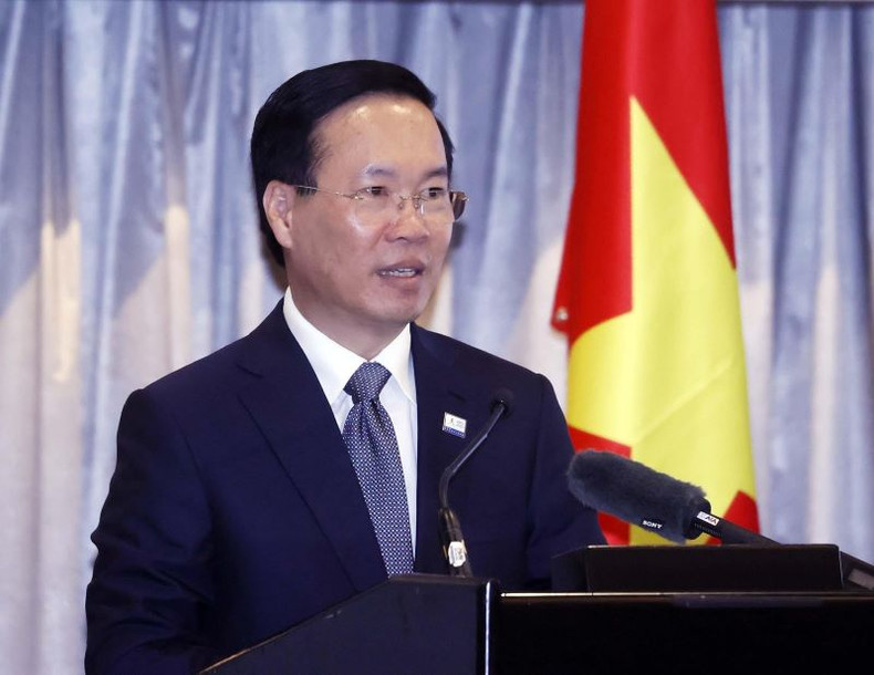 El presidente vietnamita Vo Van Thuong. El presidente vietnamita Vo Van Thuong.
