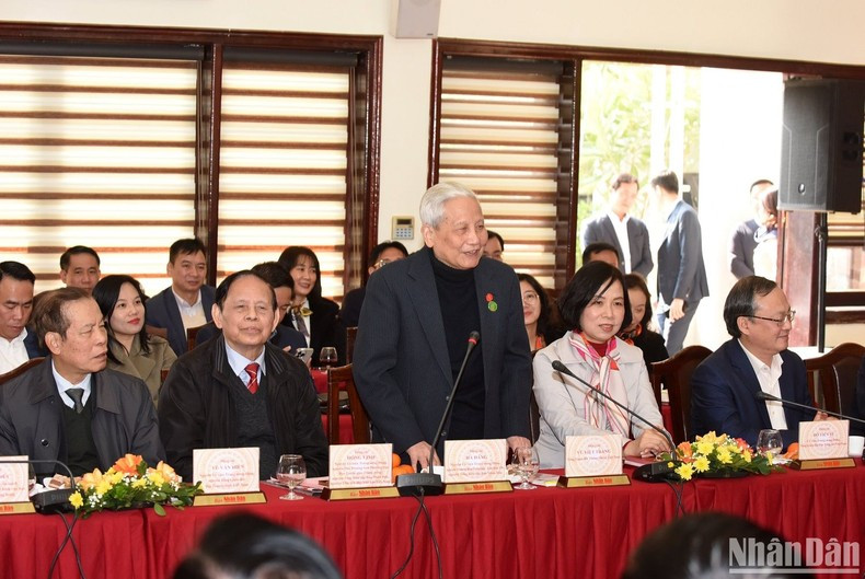 El periodista Ha Dang, expresidente-editor de Nhan Dan. (Foto: Tran Hai)