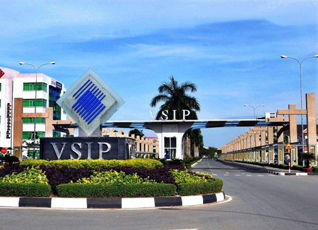 La zona industrial Vietnam-Singpaur VSIP. (Foto: VNA)