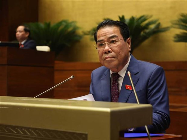 El jefe de la Comisión de Petición del Pueblo del Comité Permanente del Parlamento, Duong Thanh Binh (Foto: VNA)