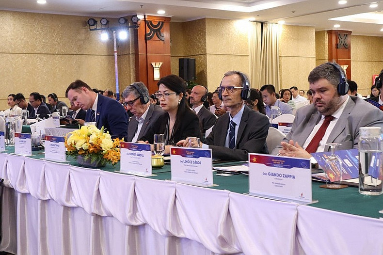 Delegados en el evento.