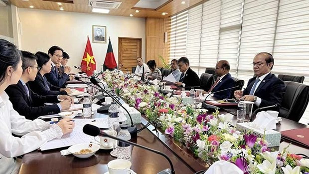 Consulta política Vietnam-Bangladesh en Daca. (Foto: Cancillería)