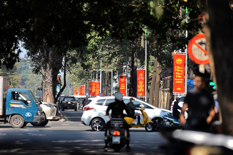 En la calle de Le Hong Phong.