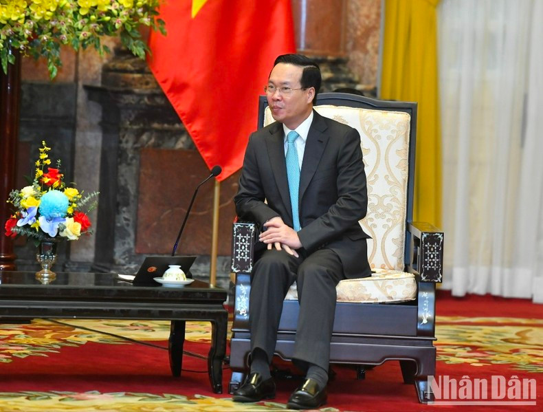 El presidente vietnamita Vo Van Thuong.