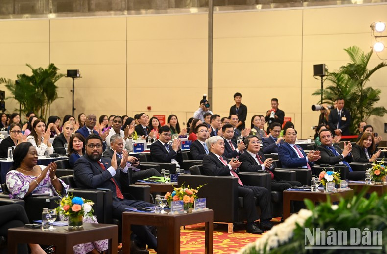 Los delegados en el evento. Los delegados en el evento.