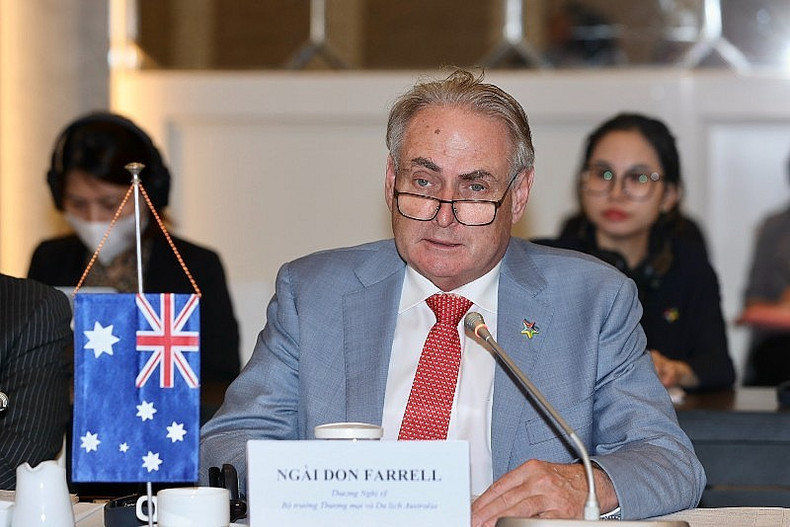 El ministro de Comercio y Turismo australiano, Don Farrell.