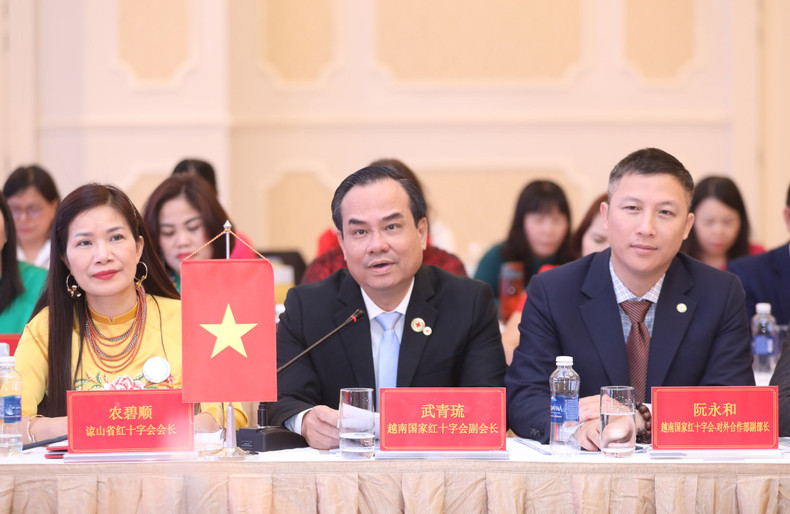 Vu Thanh Luu, vicepresidente de la Cruz Roja de Vietnam. Vu Thanh Luu, vicepresidente de la Cruz Roja de Vietnam.