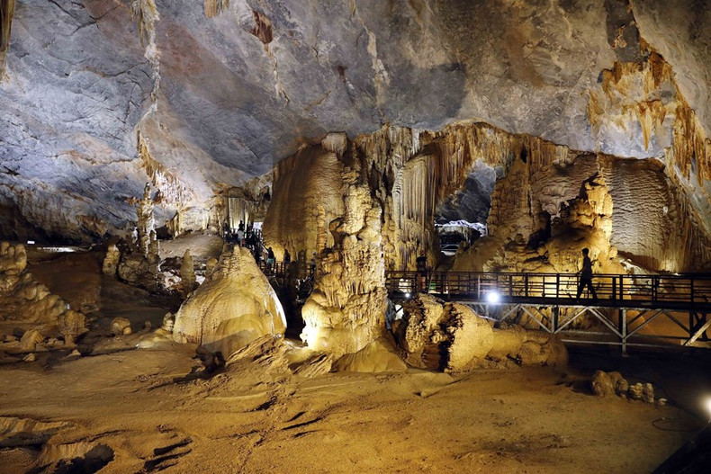 Un rincón de la cueva (Foto: VNA)