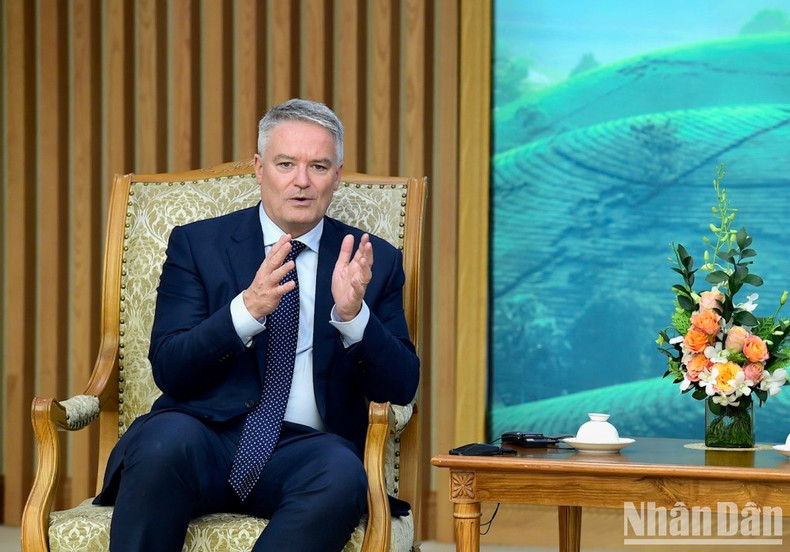 El secretario general de la Organización para la Cooperación y el Desarrollo Económico (OCDE), Mathias Cormann.