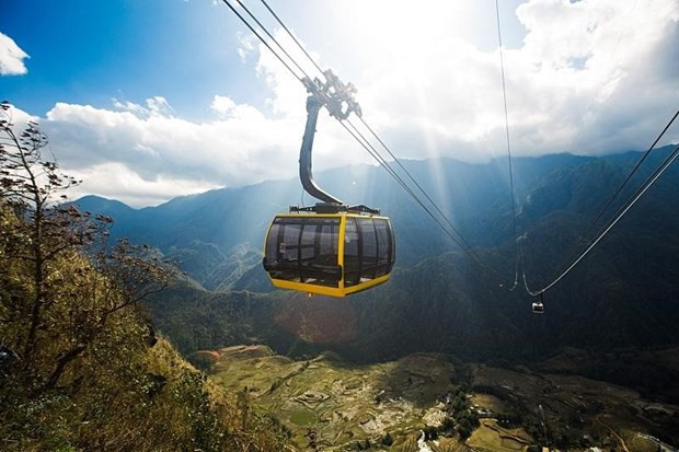 La ruta del teleférico de Fansipan