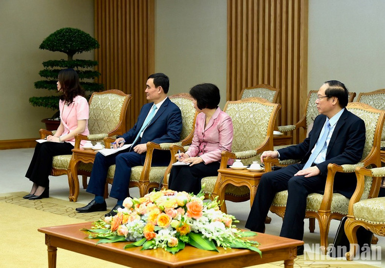 Delegados vietnamitas.