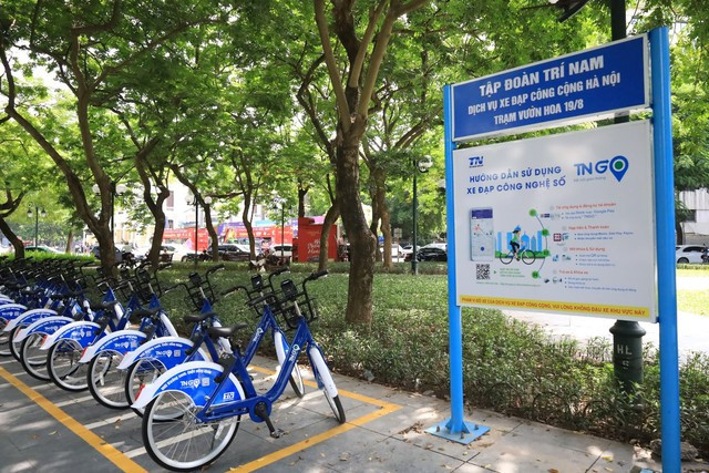 En la primera fase del proyecto fueron distribuidas 500 bicicletas en los distritos centrales de Ba Dinh, Tay Ho, Hoan Kiem, Dong Da, Thanh Xuan y Hai Ba Trung.