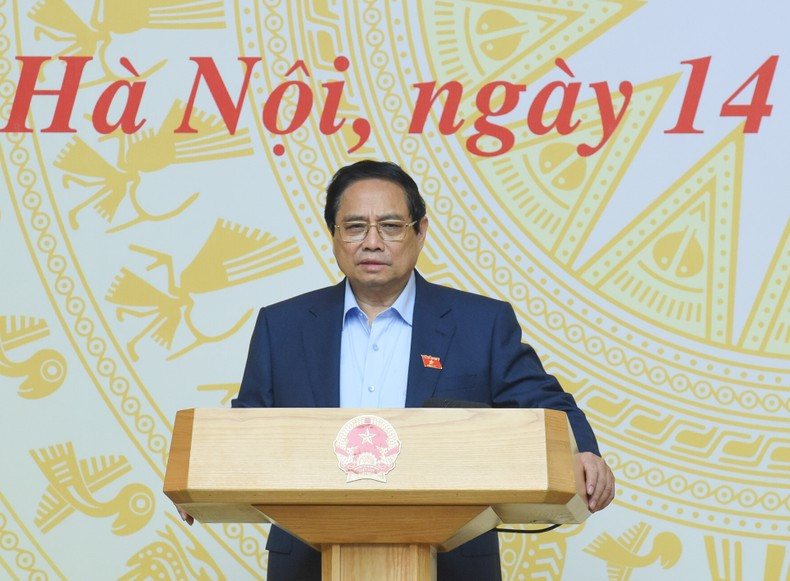 [Foto] Premier vietnamita dirige conferencia sobre el combate contra fraude comercial y falsificación de productos ảnh 1