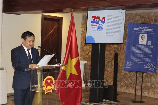 El embajador de Vietnam en Brasil, Bui Van Nghi, en el evento. (Fuetne: VNA)