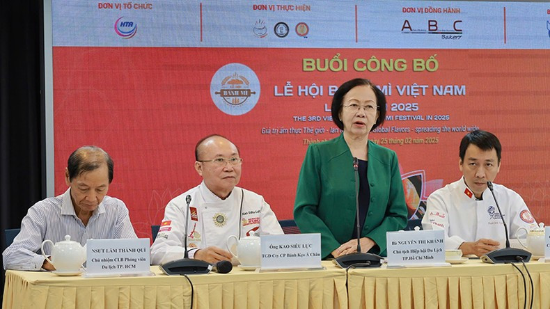 Nguyen Thi Khanh, presidenta de la Asociación de Turismo de Ciudad Ho Chi Minh, aporta detalles sobre el evento. Nguyen Thi Khanh, presidenta de la Asociación de Turismo de Ciudad Ho Chi Minh, aporta detalles sobre el evento.