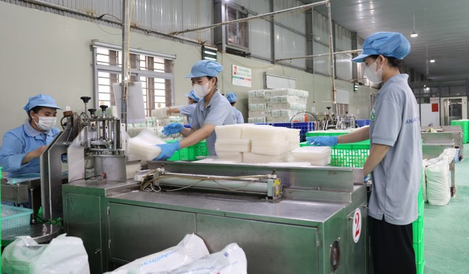 En una empresa en la provincia de Tay Ninh. (Fuente: VNA) En una empresa en la provincia de Tay Ninh. (Fuente: VNA)